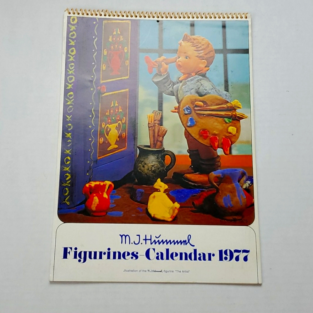 Vintage M.I.Hummel Artist collectible calendar